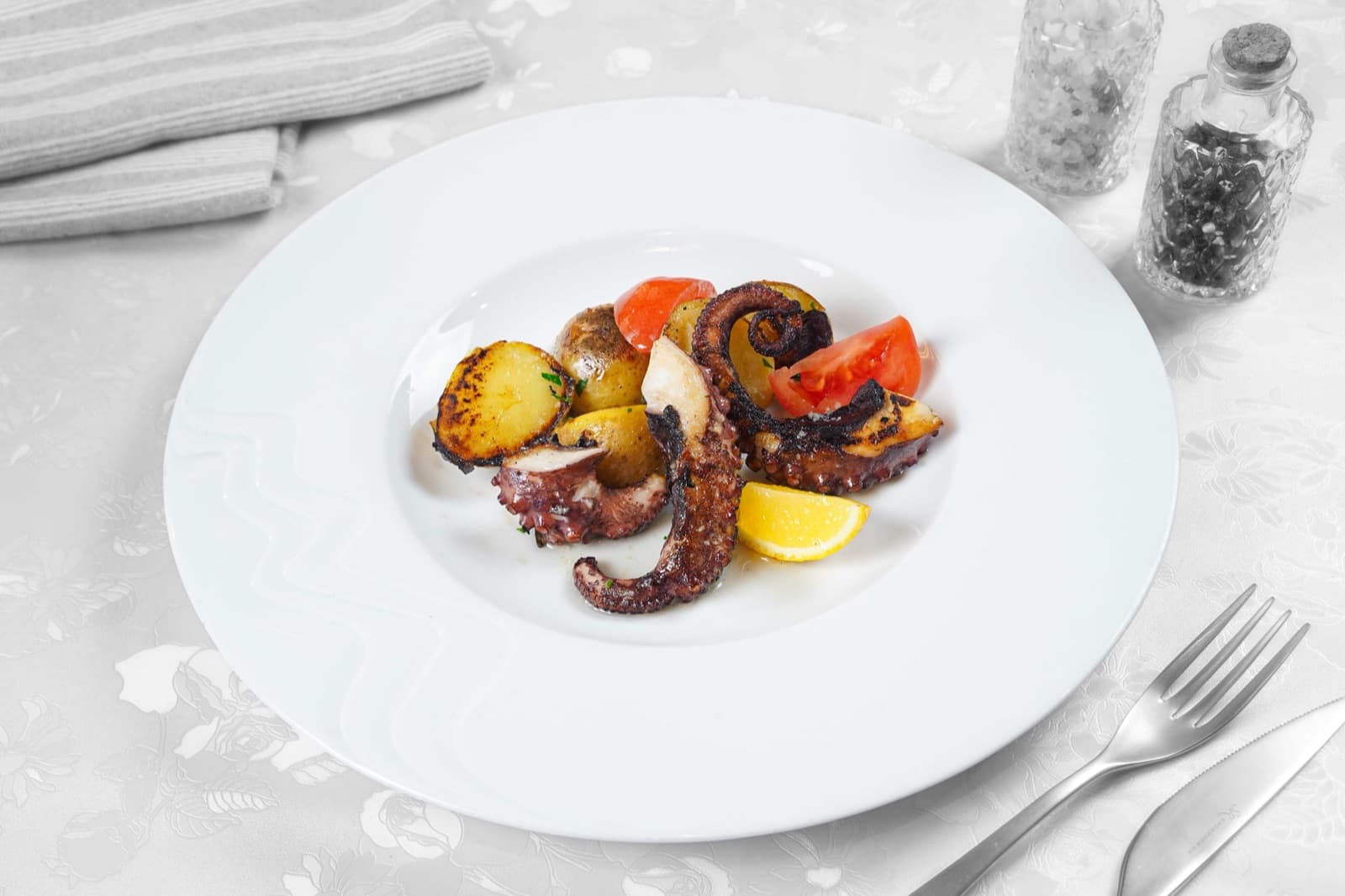 Poulpe grillé