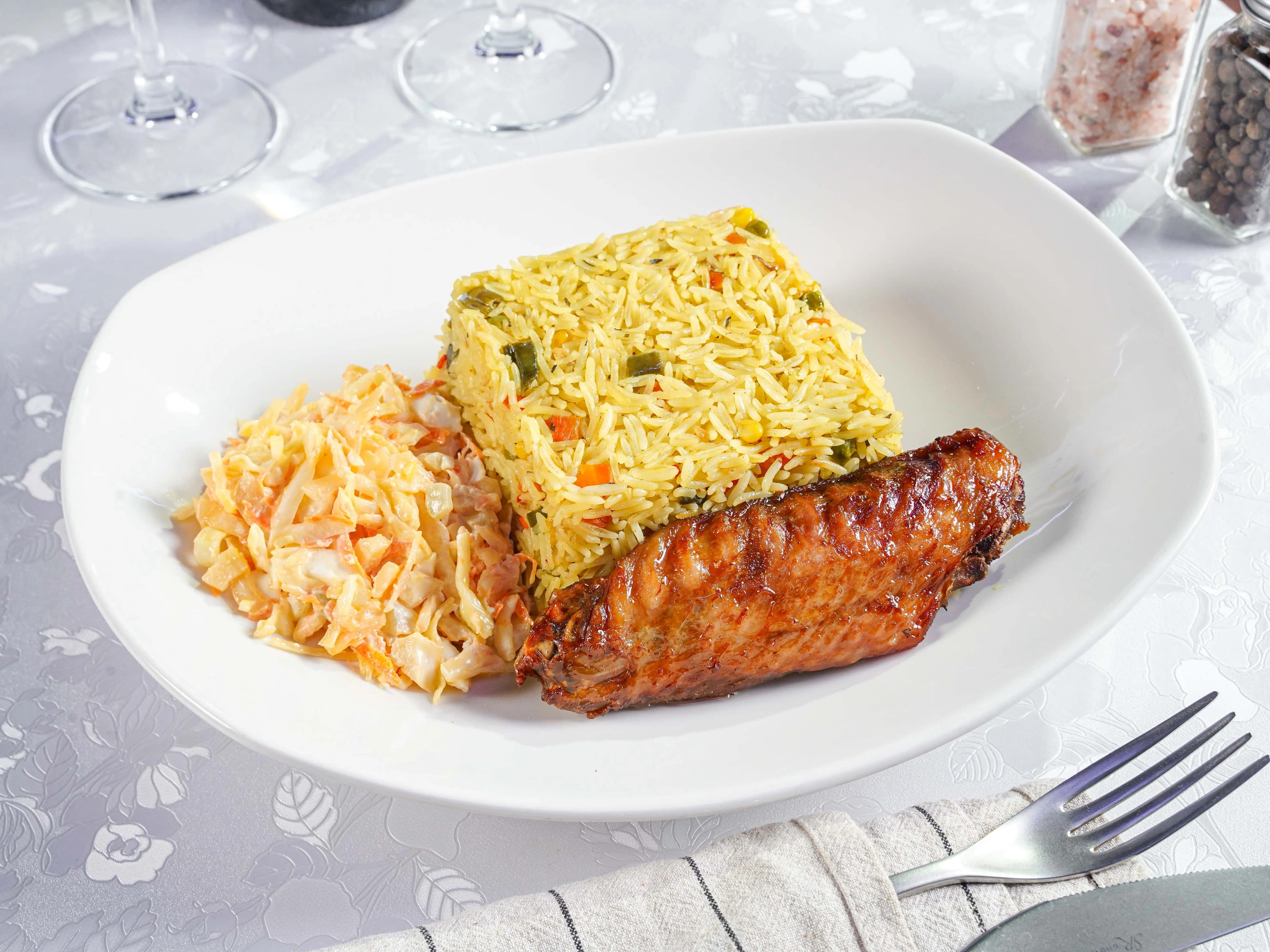 Fried rice with Turkey or Chicken